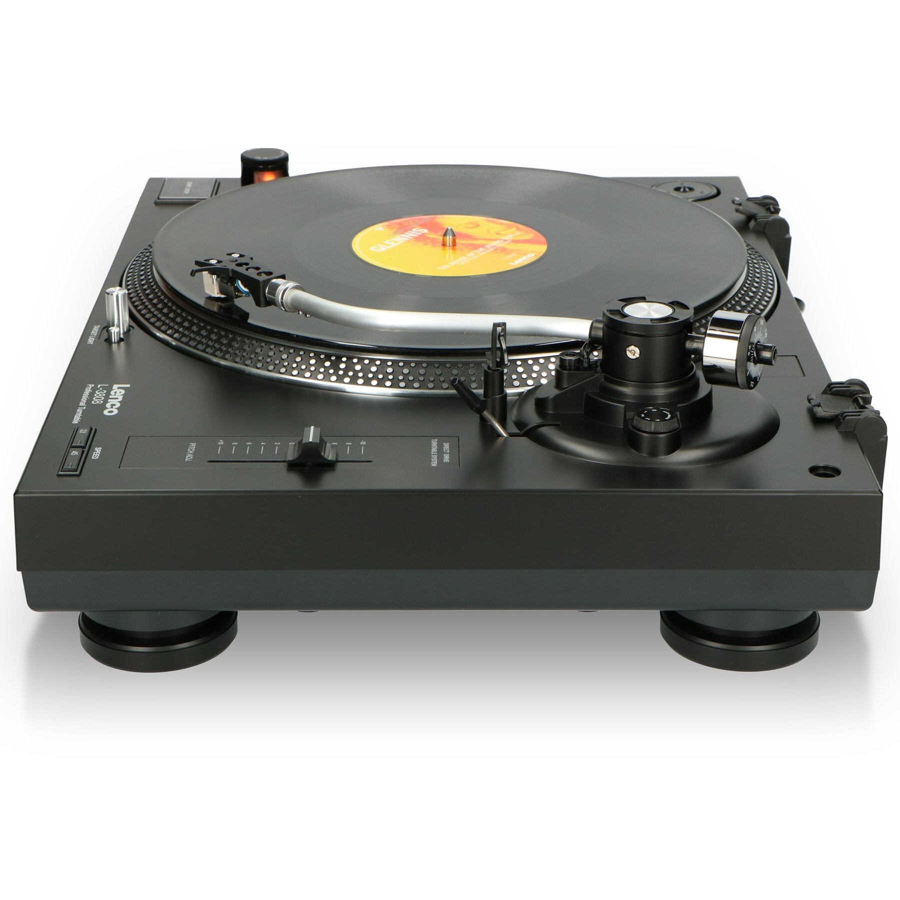 Lenco L-3808 Matte Black digitale USB-platenspeler