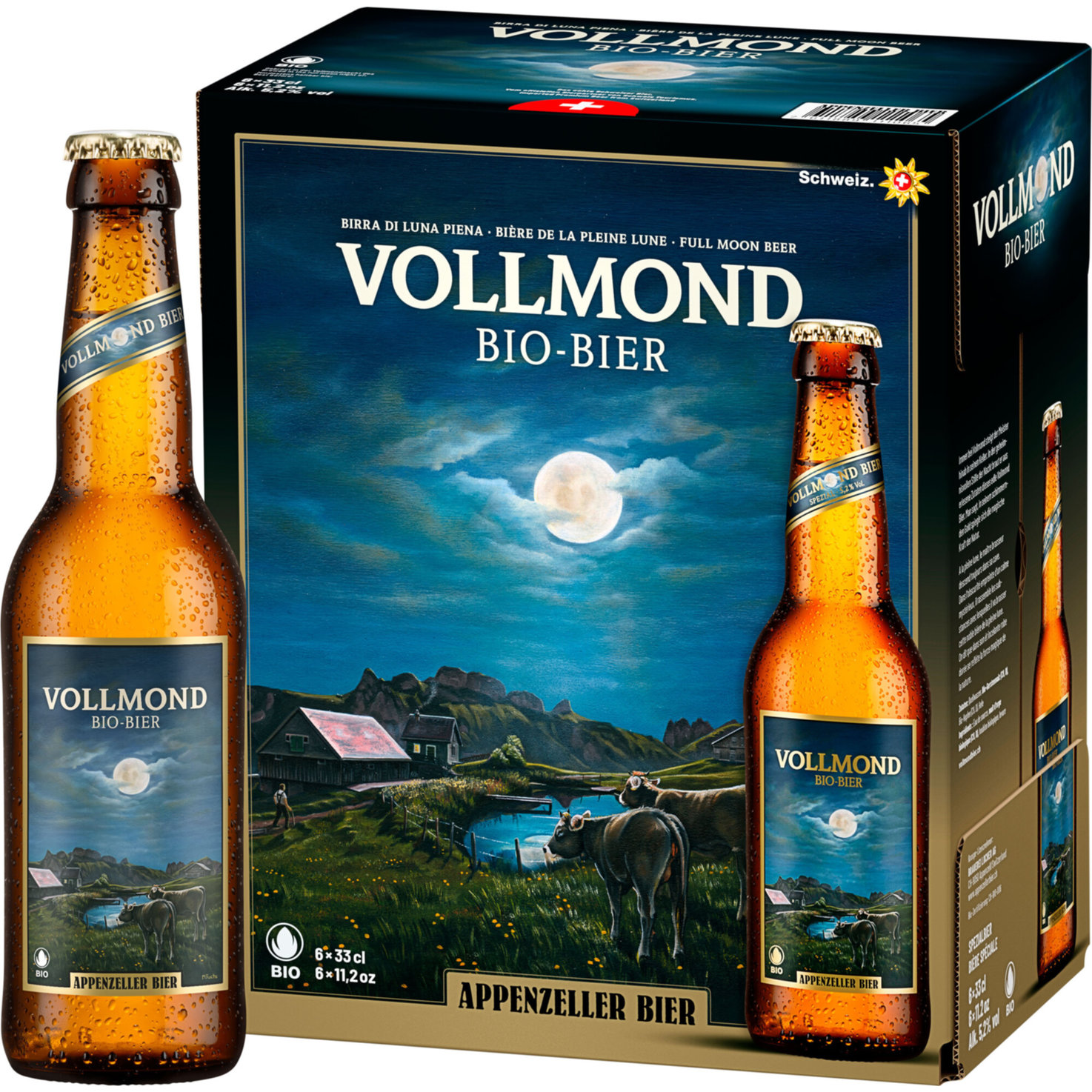 Appenzeller Bier Vollmond 6x33cl -198cl