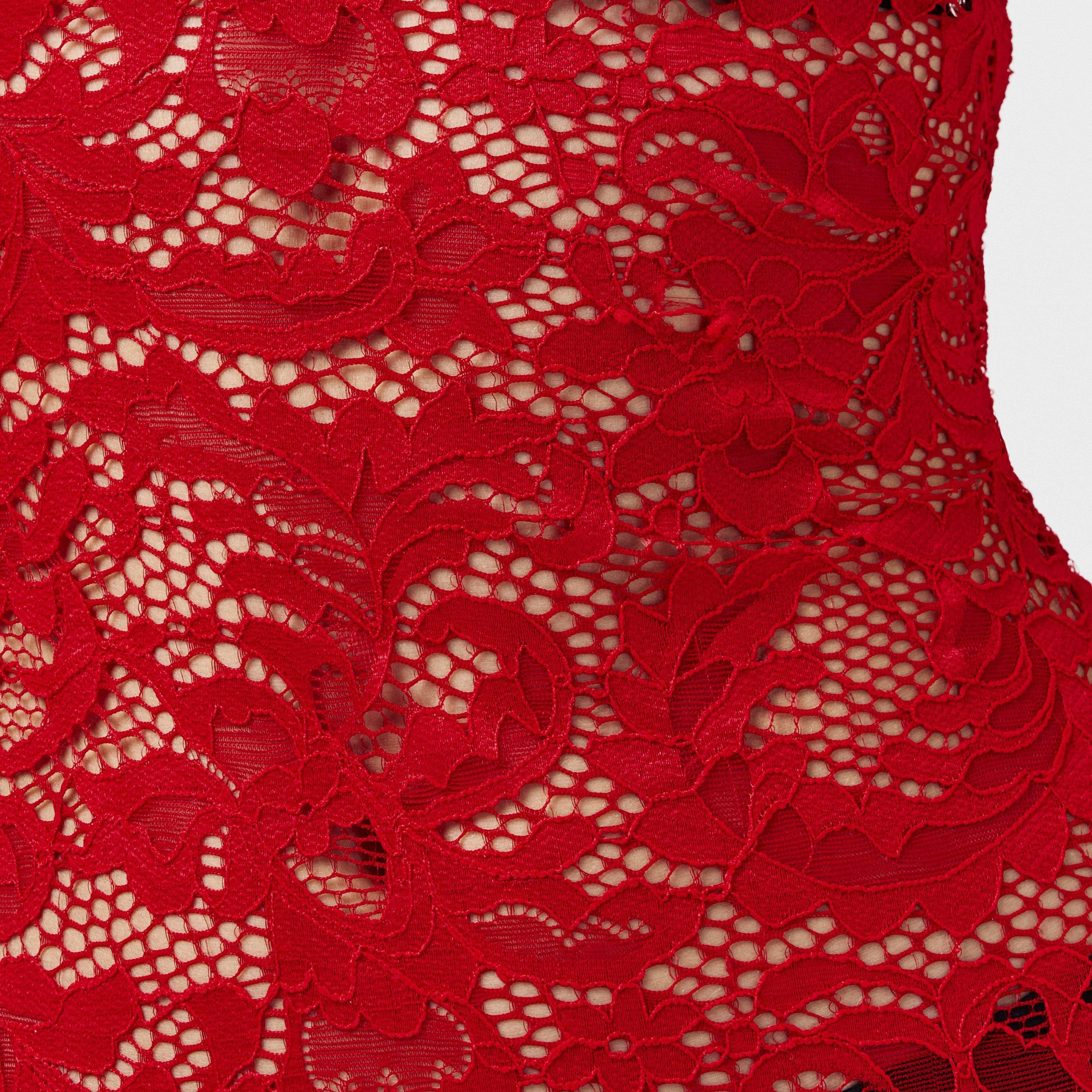 Missy Empire ME Lace Maxi Dress Womens