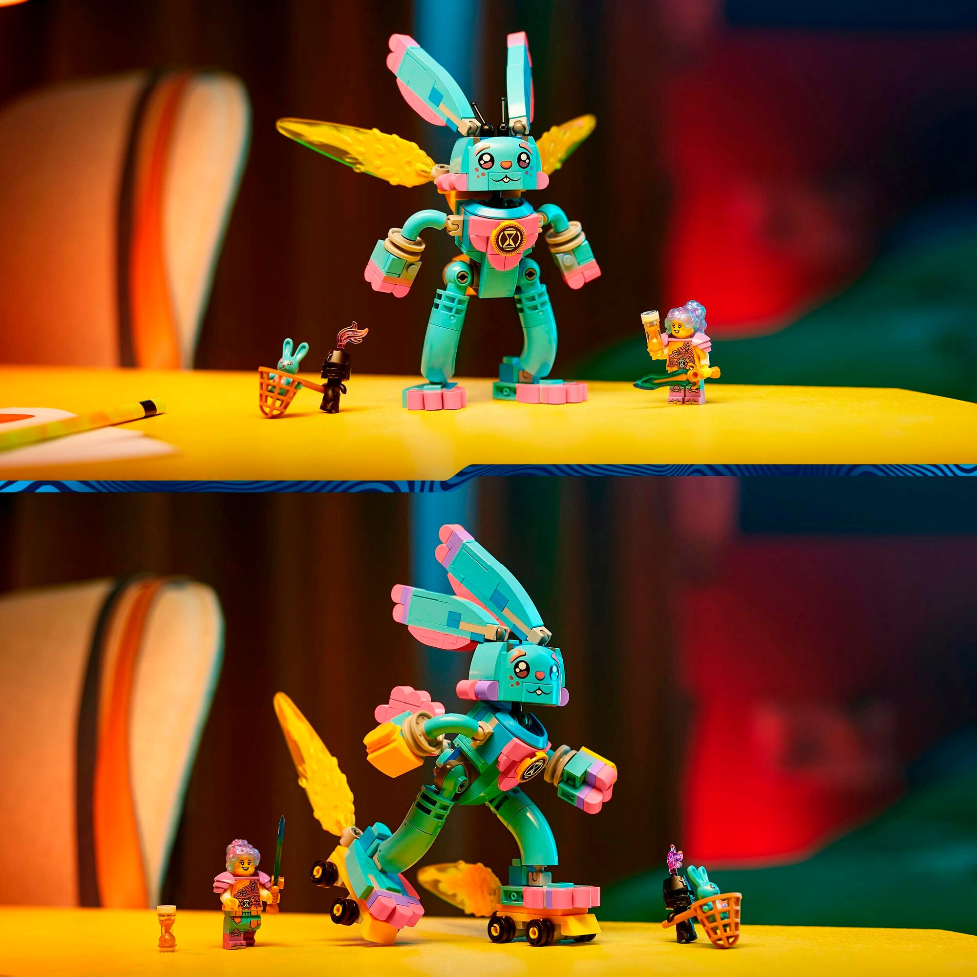 LEGO Konstruktionsspielzeug DREAMZzz Izzie und ihr Hase Bunchu