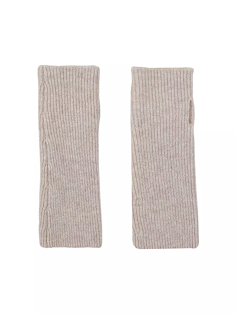 DAVIDA Kaschmirstulpen  beige