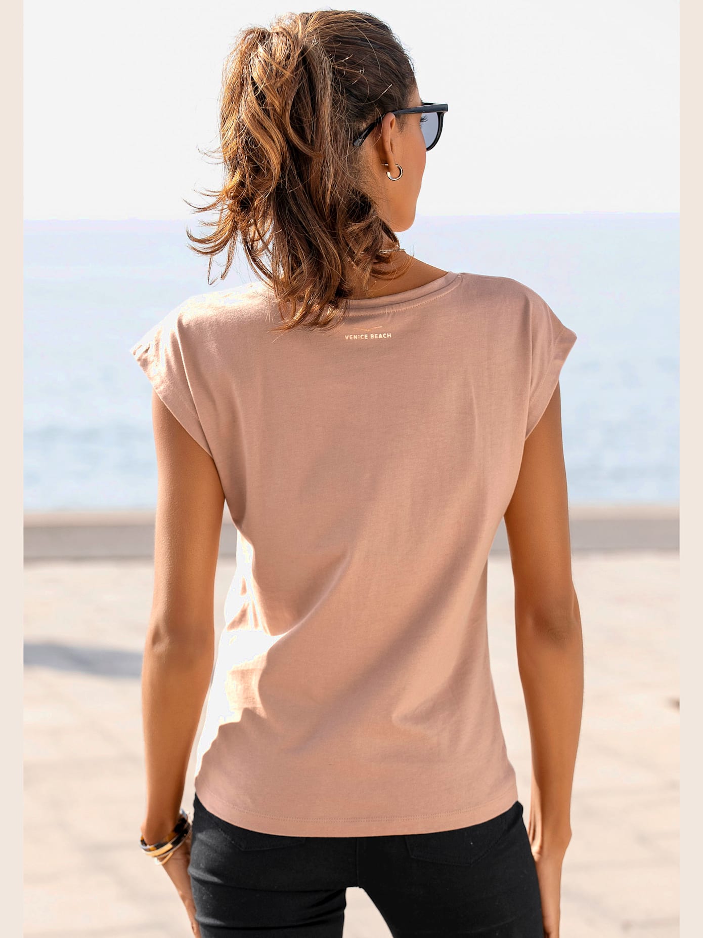 T-shirt à manches courtes encolure ronde