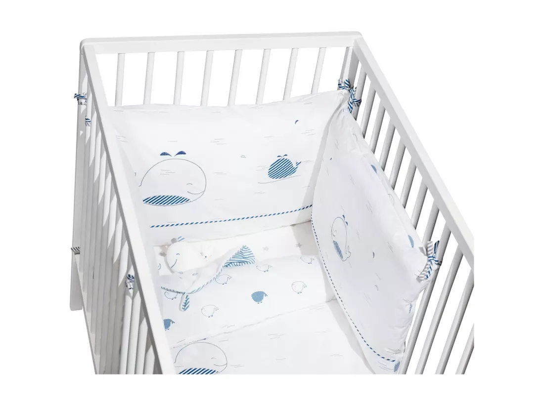 Edredon lit bébé en coton