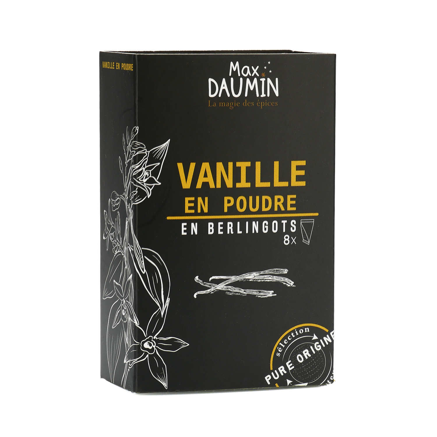 8 berlingots de Vanille Bourbon en poudre
