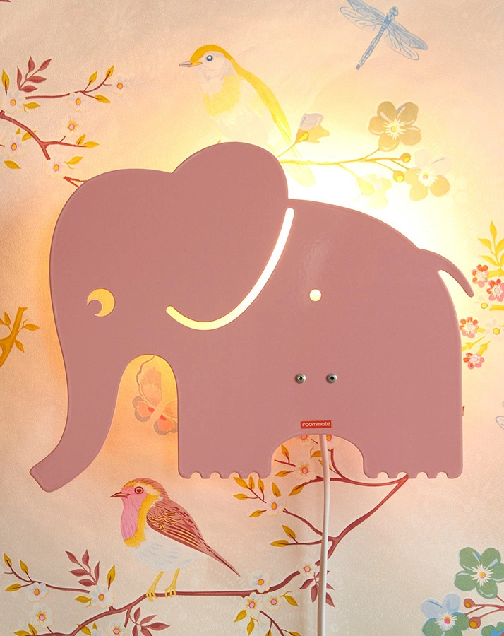 Wandleuchte ELEPHANT in rosa