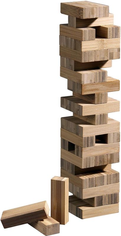 Philos Vallende Toren (Jenga) Bamboe
