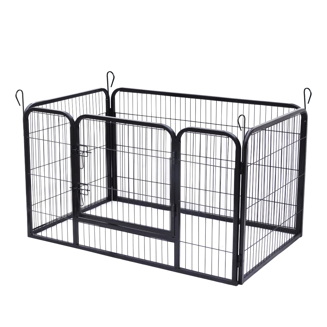 Laufgitter für Hunde massiv 125 x 80 x 70 cm