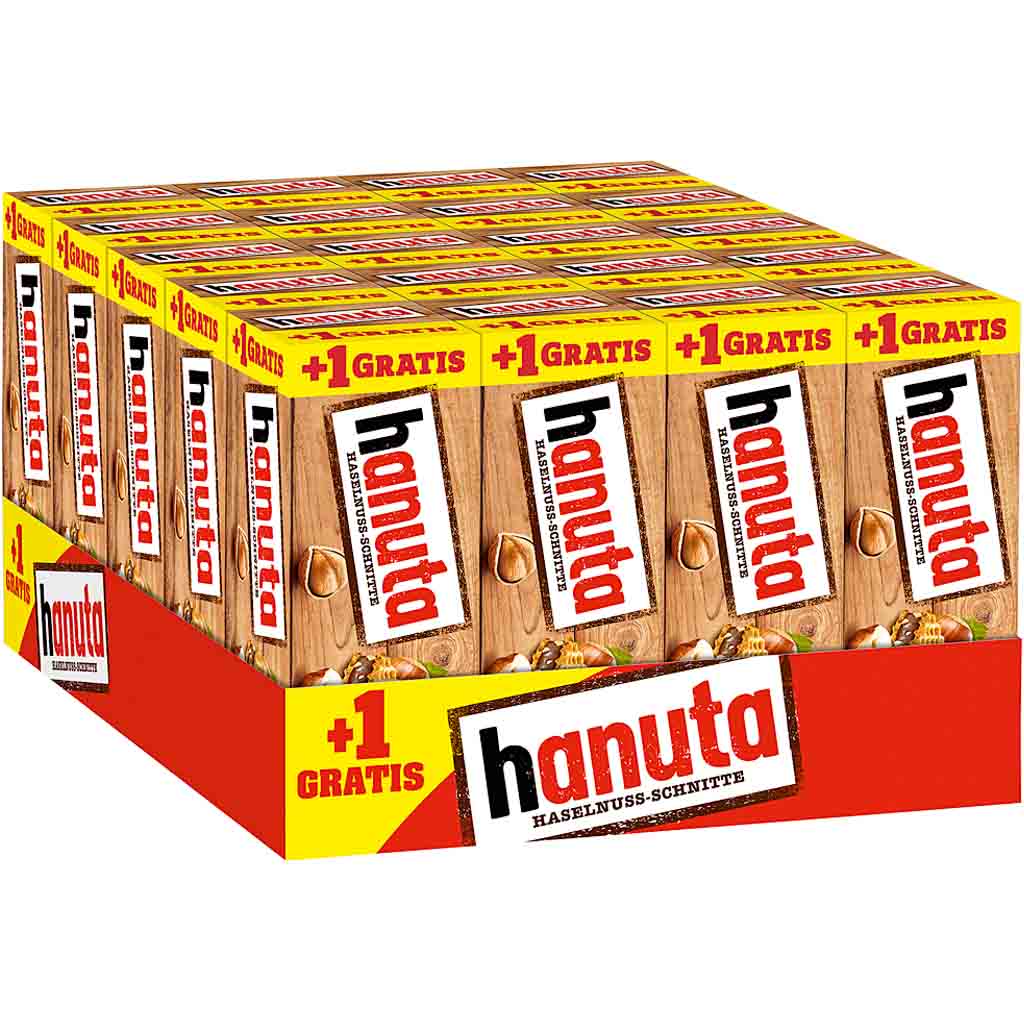Hanuta Haselnuss-Schnitte 11er 242g MHD:24.4.25