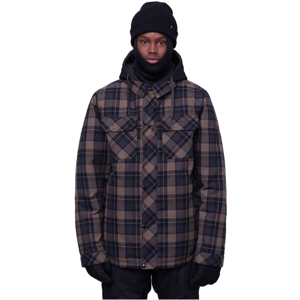 Veste snowboard 686 MNS WOODLAND INSULATED JACKET TOBACCO PLAID