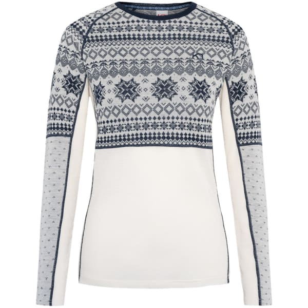 T-shirt thermique KARI TRAA VILMA LS NWHITE