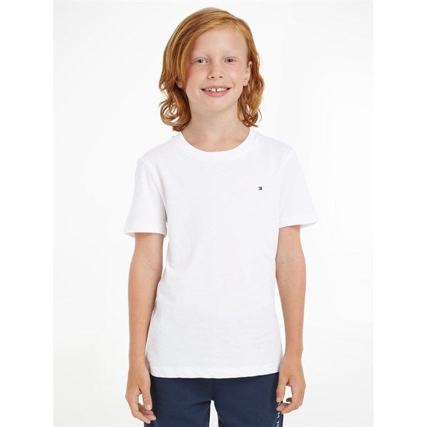 Boy Basic CN Tee SS Bright White