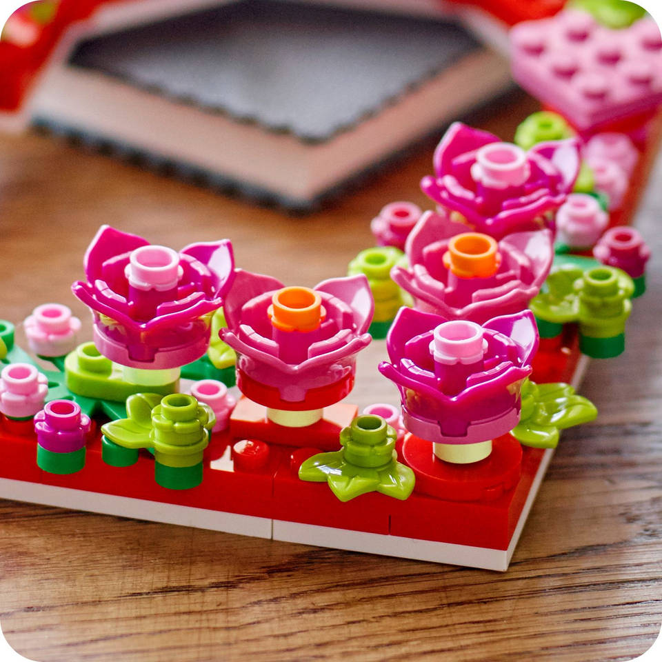 LEGO hartvormige versiering 40638
