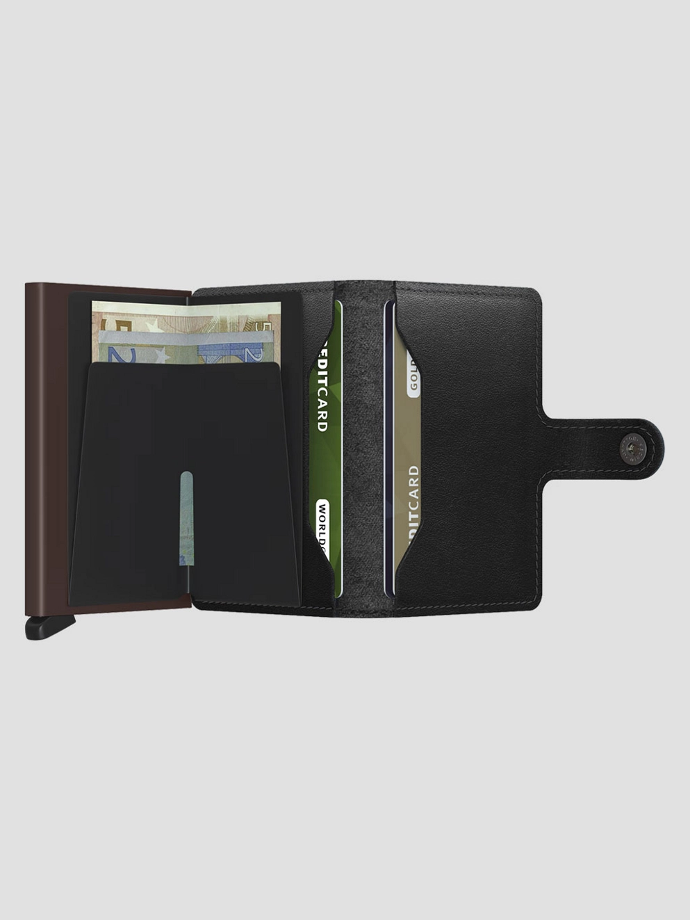 Secrid Mini Original Wallet black/brown