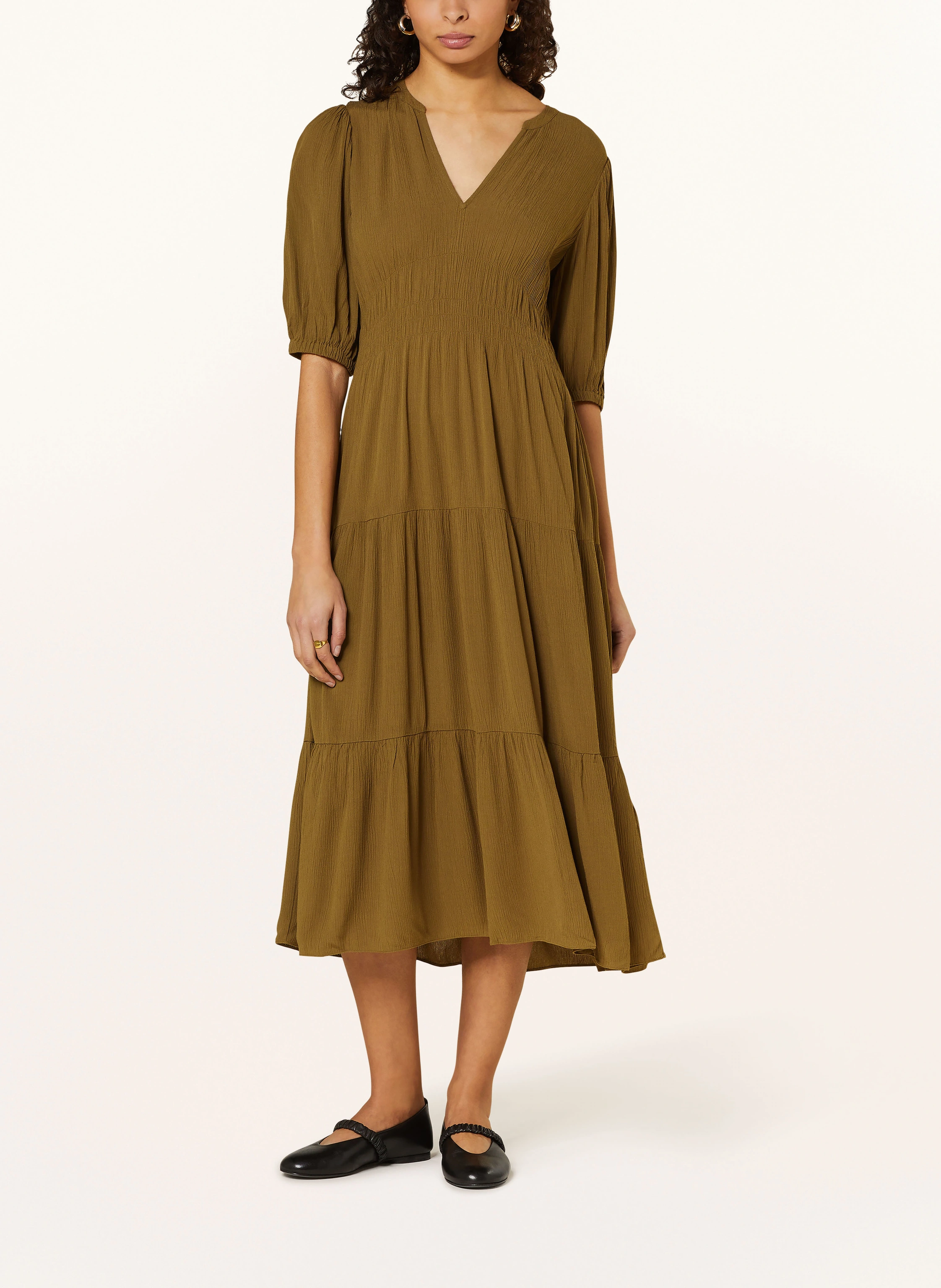 ba&sh Kleid NORMA mit Rüschen