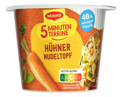 Maggi 5 Minuten Terrine Hühner-Nudeltopf