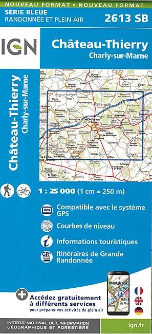 IGN - 2613 SB CHATEAU THIERRY 1 25 000