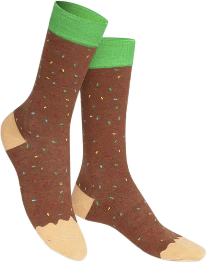 Eat My Socks Strømper - Joe's Donuts Chocolate Multi