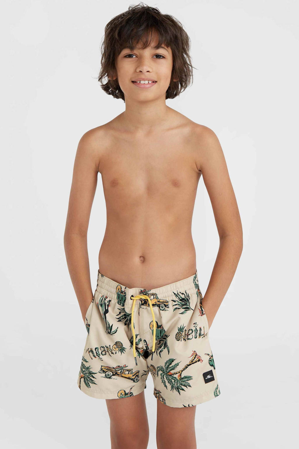 zwemshort Cali beige