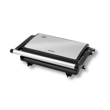 Inventum CG616 Contactgrill – 23,5x14,5 cm – 750W – RVS/Zwart