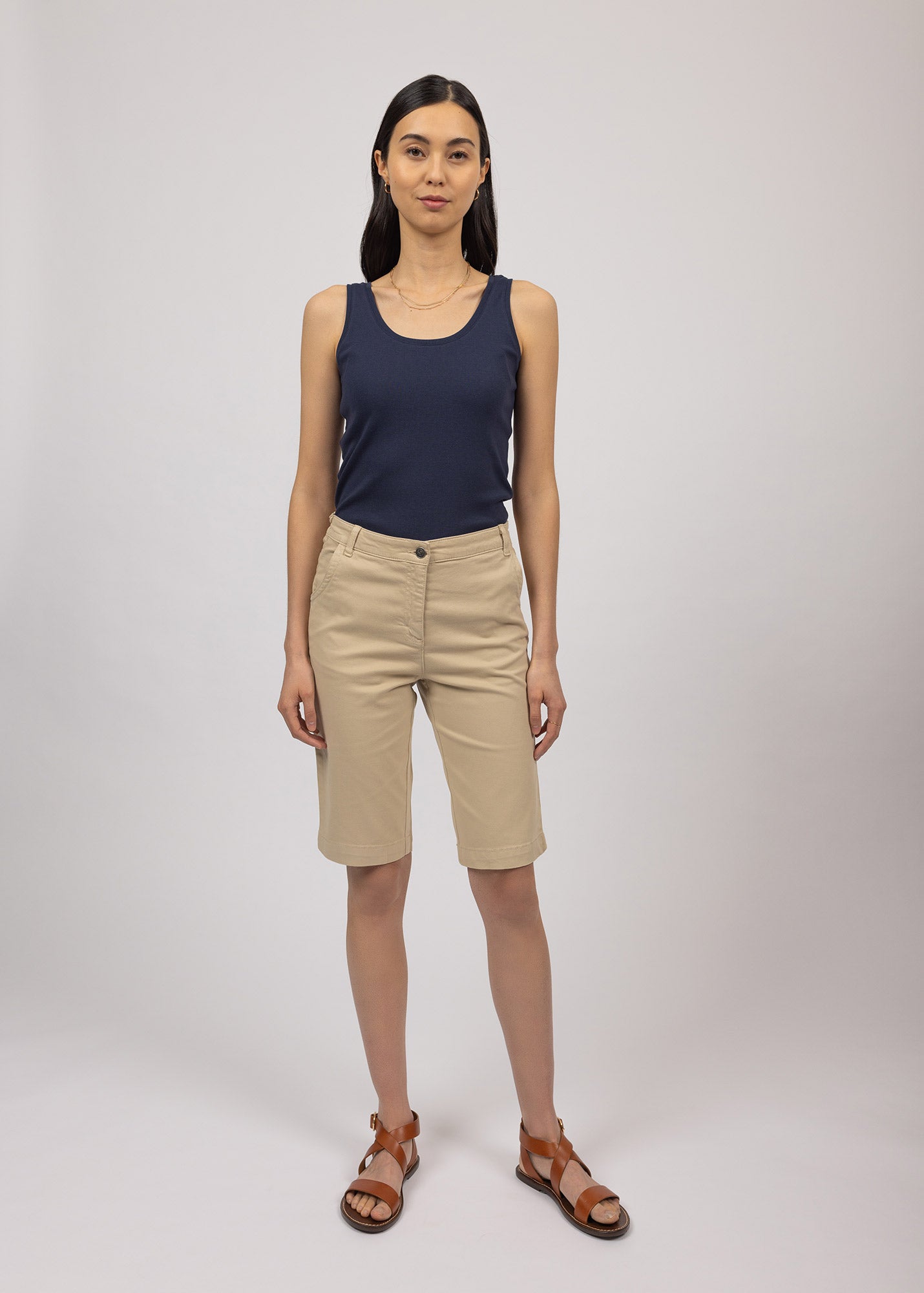 Bermuda droit uni Samantha