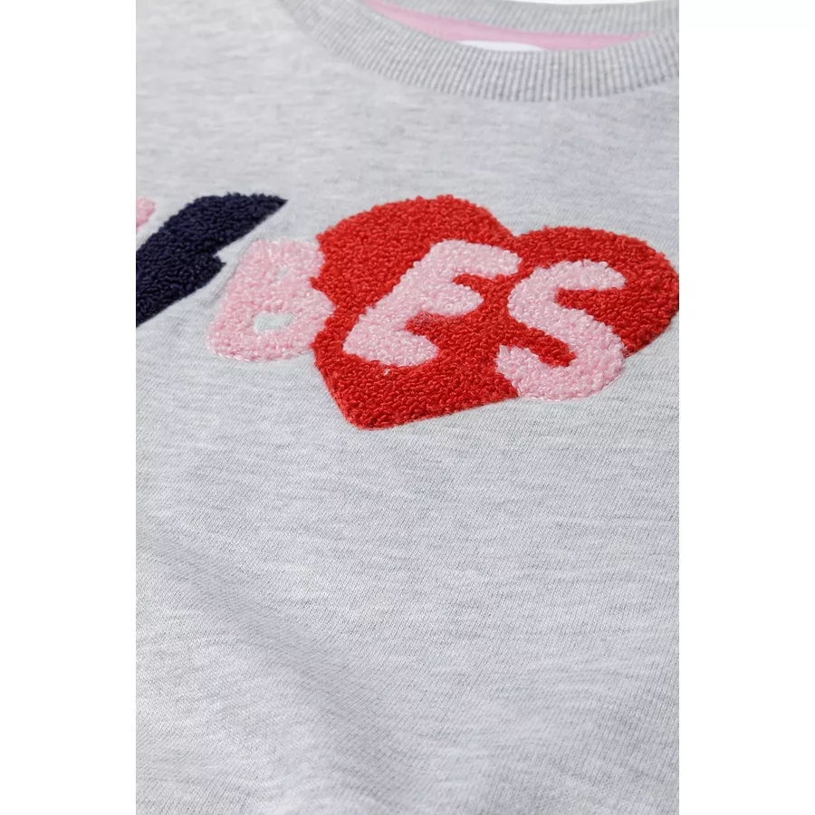 MINOTI Sweatshirt Vibes Hellgrau
