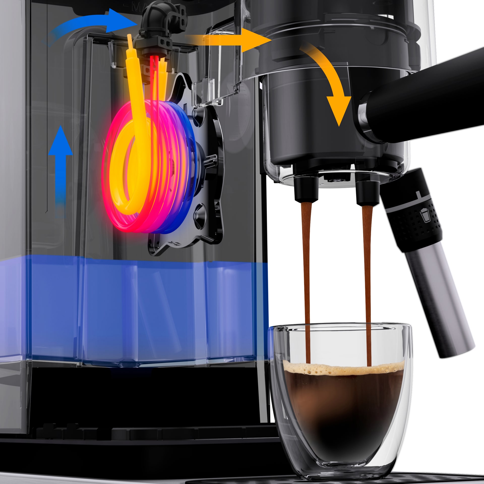 WMF Siebträgermaschine LUMERO Espresso 1350 Watt/15 Bar
