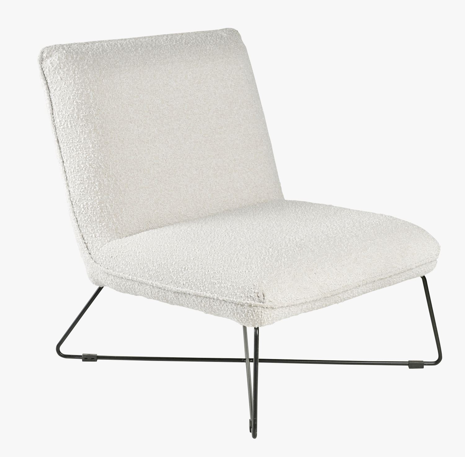 Loungestol lys brun - 72x83x82,5 cm