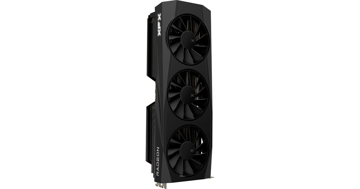 XFXRadeon RX 9070 XT Quicksilver grafische kaart  (Zwart, RDNA4, GDDR6, 3x DisplayPort, 1x HDMI 2.1)