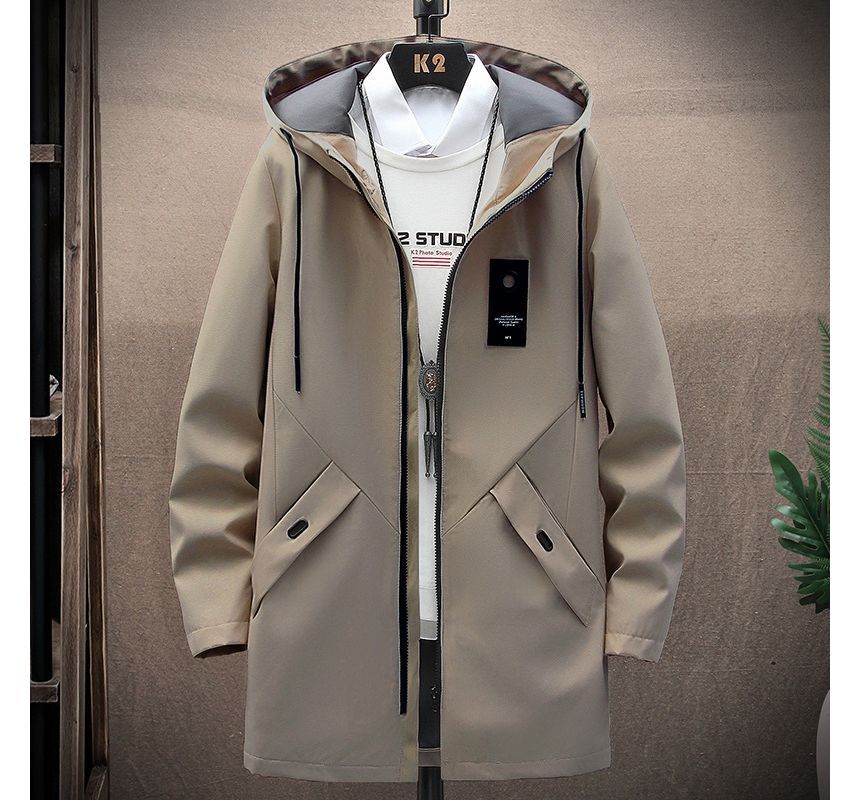 FORSETI - Trenchcoat met capuchon en ritssluiting