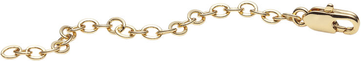With love darling Chain Extender Gold Vermeil