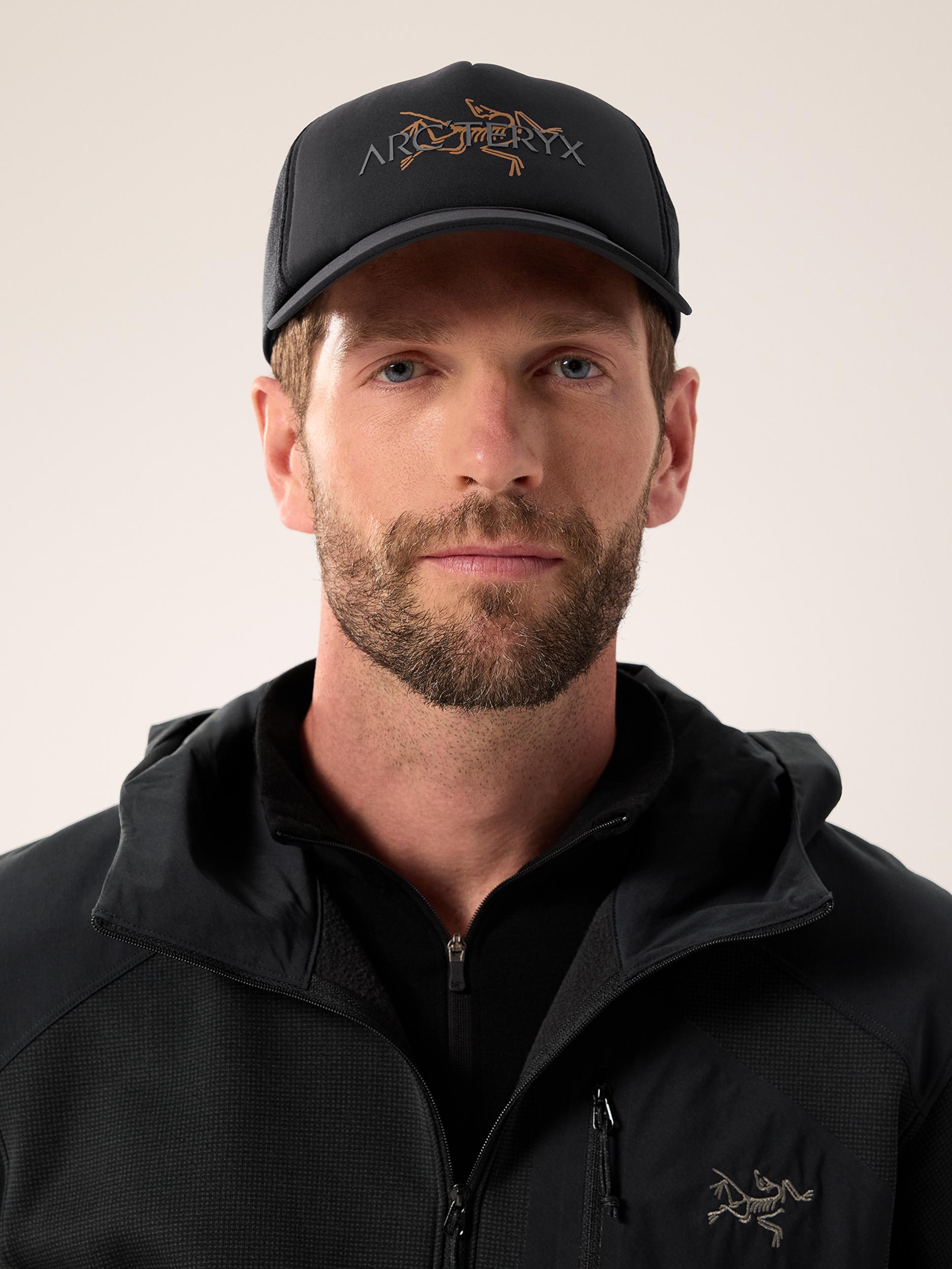 Arcteryx Bird Word Trucker Hat 24K Black