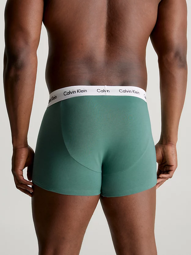 Conjunto com 3 Cuecas Boxer Plus Size de Cintura Baixa - Algodão Elástico