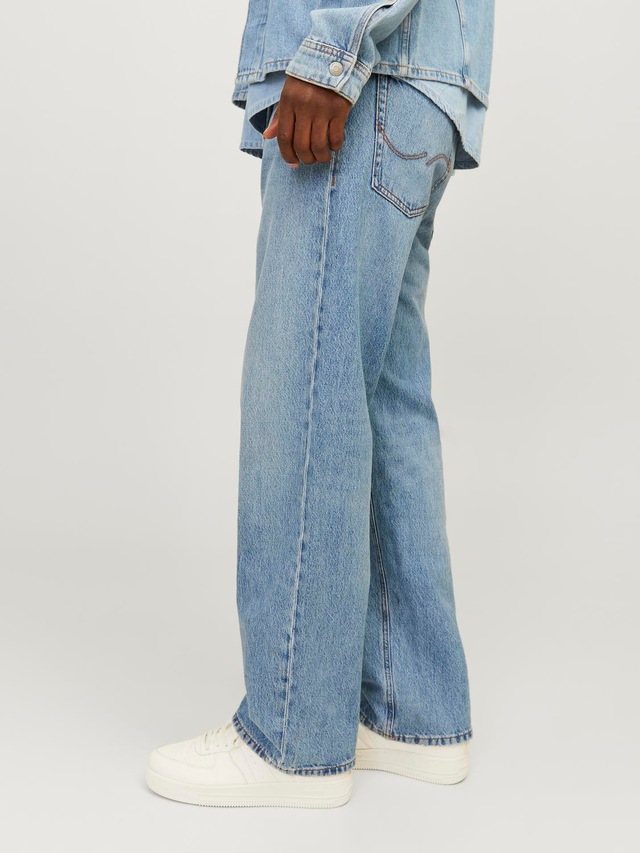 Jack & Jones Relax-fit-Jeans »JJIALEX mit cleanem Look und Taschenvielfalt«, mit Gürtelschlaufen