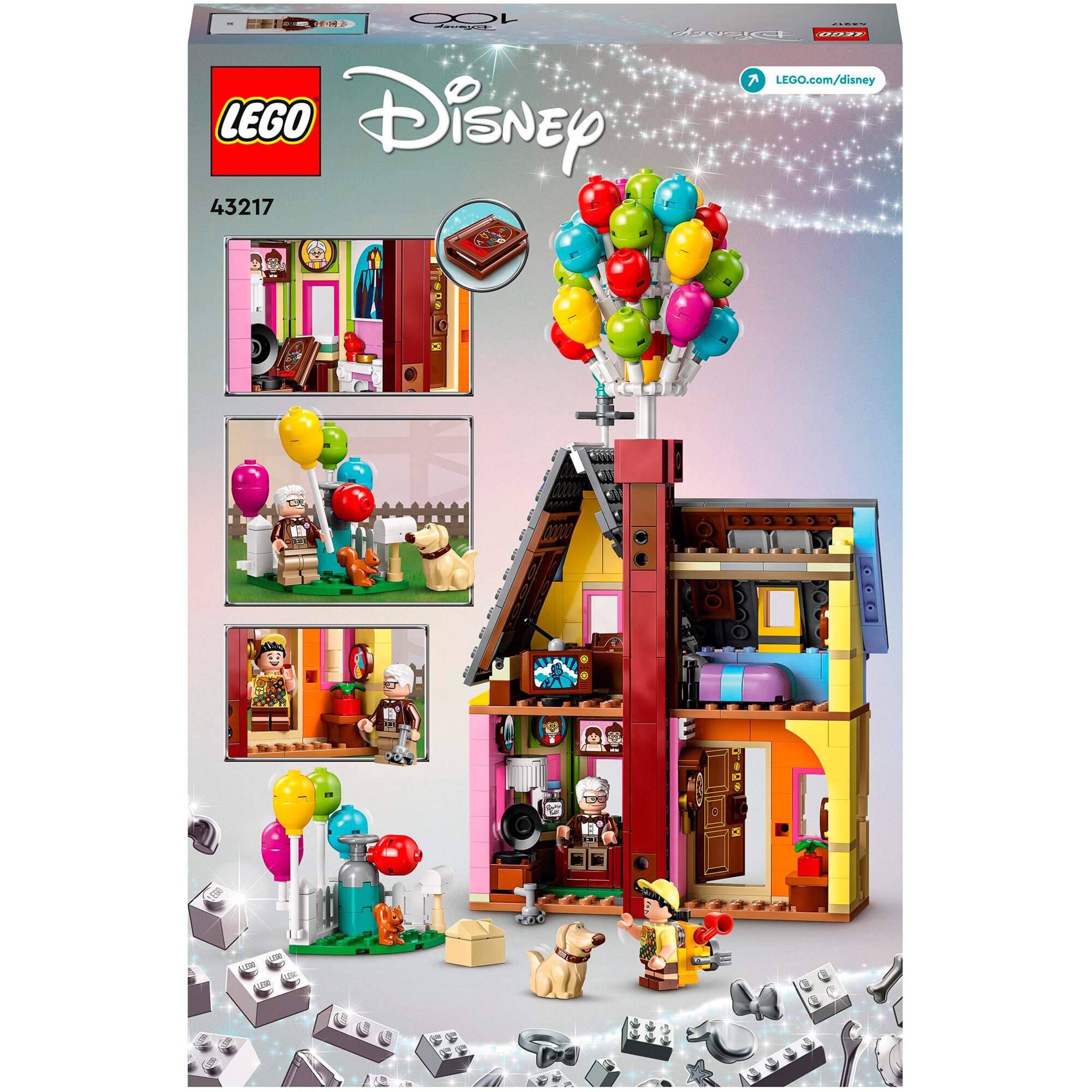 LEGO Konstruktionsspielzeug Disney Carls Haus aus 