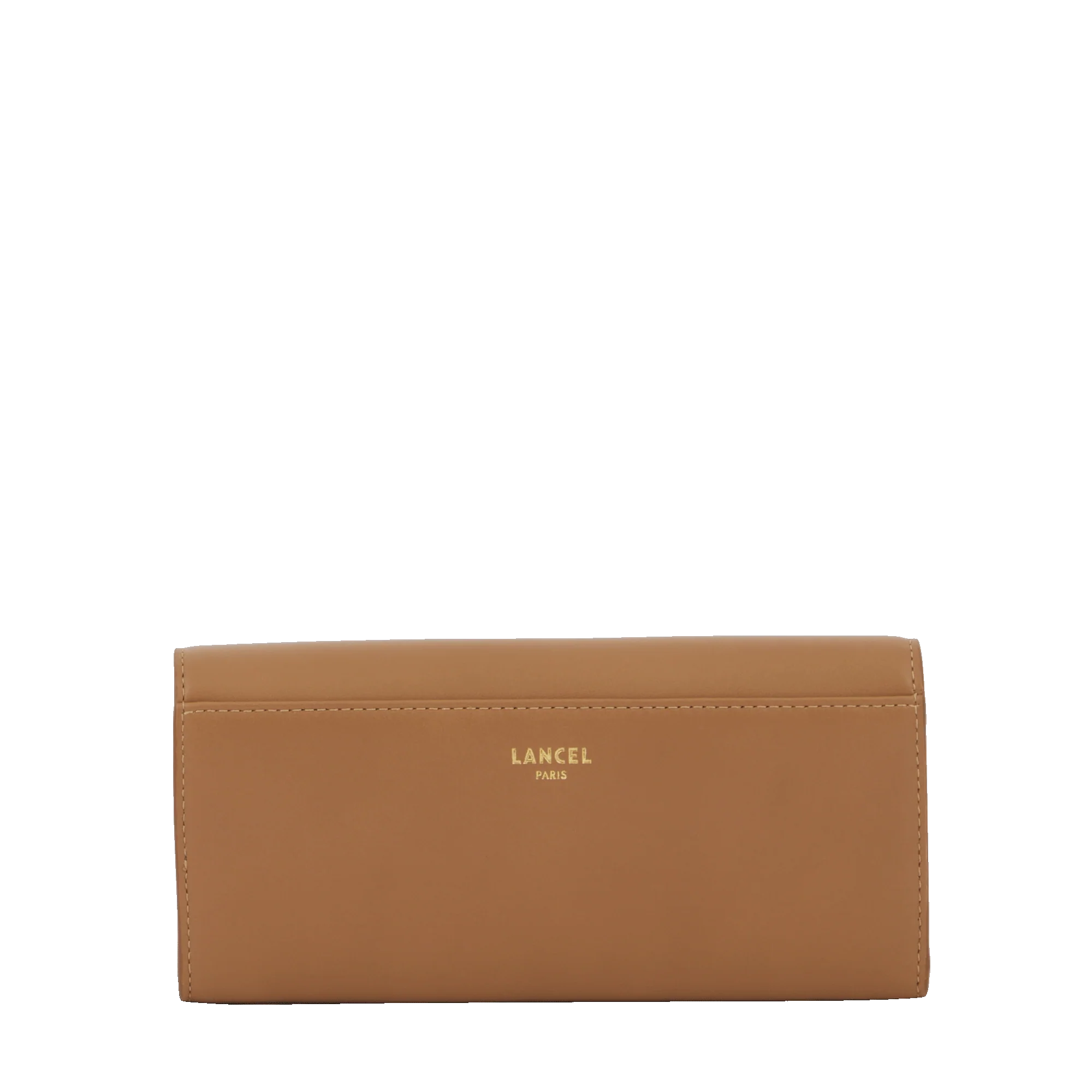 Portefeuille slim rabat Roxane de Lancel-Granit/Doré