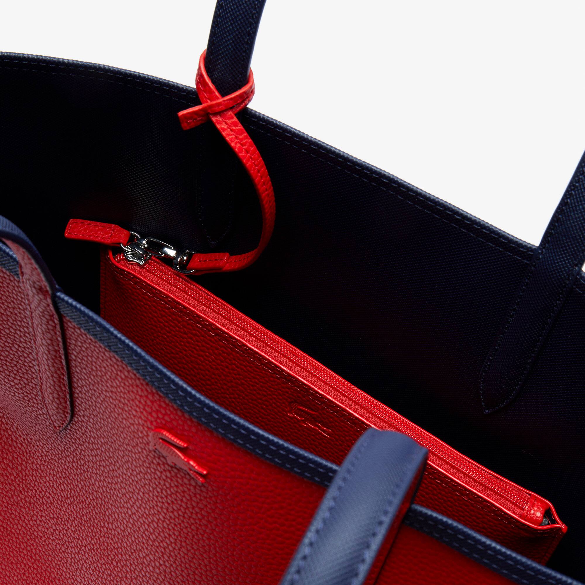 Sac cabas Anna réversible bicolore Sacs à main & Cabas - Bleu - Lacoste - Femme
