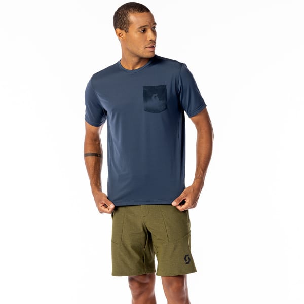 Maillot VTT SCOTT TEE M'S GRAVEL 20 SS METAL BLUE/DARK BLUE
