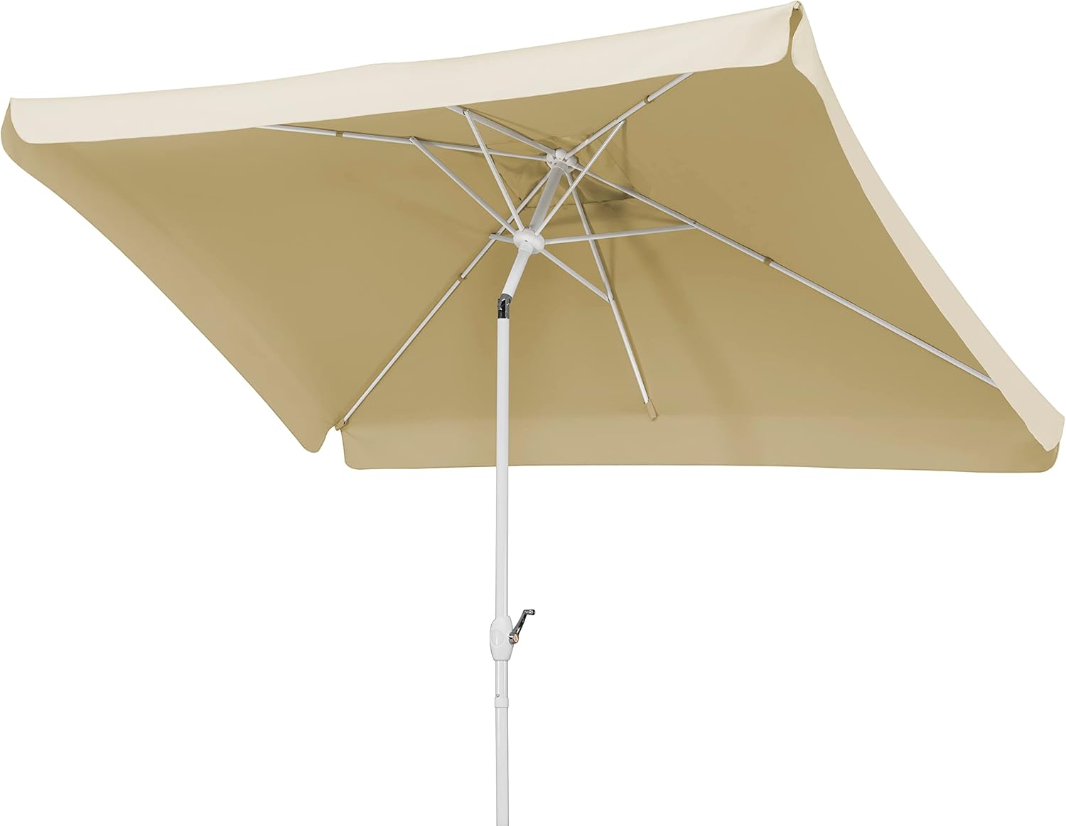 Schneider Sonnenschirm Oslo, natur, 300 x 200 cm rechteckig, 752-02, Gestell Stahl, Bespannung Polyester, 5.3 kg