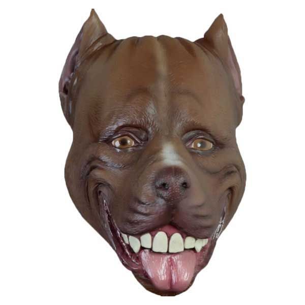 Ghoulish Máscara De Cabeça De Pitbull One Size Multicolor