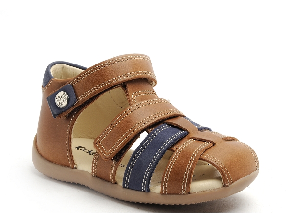 Kickers nu pieds bebe bipod marron