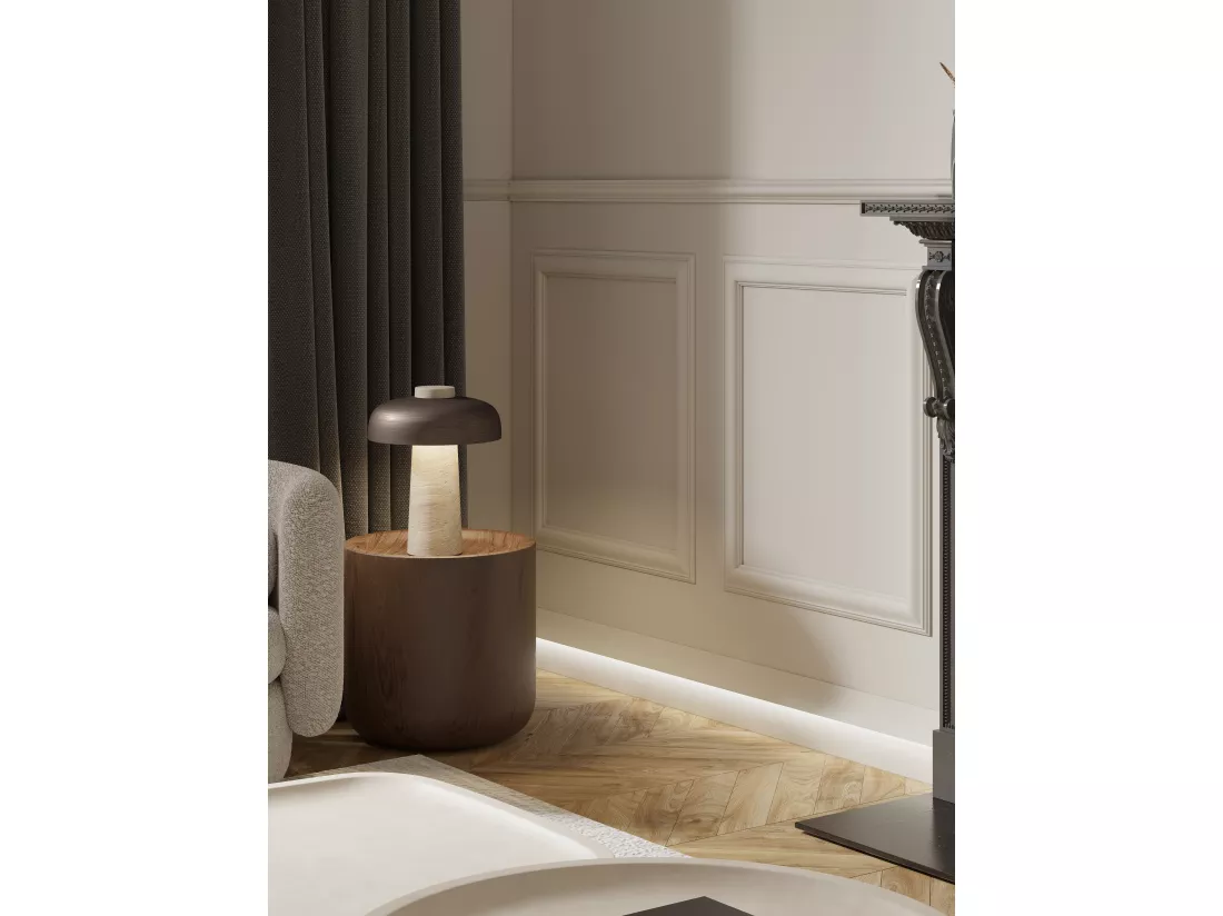 Lot de 3 plinthes en polystyrène L290 x l4.5 x H15 cm blanc - RADENO
