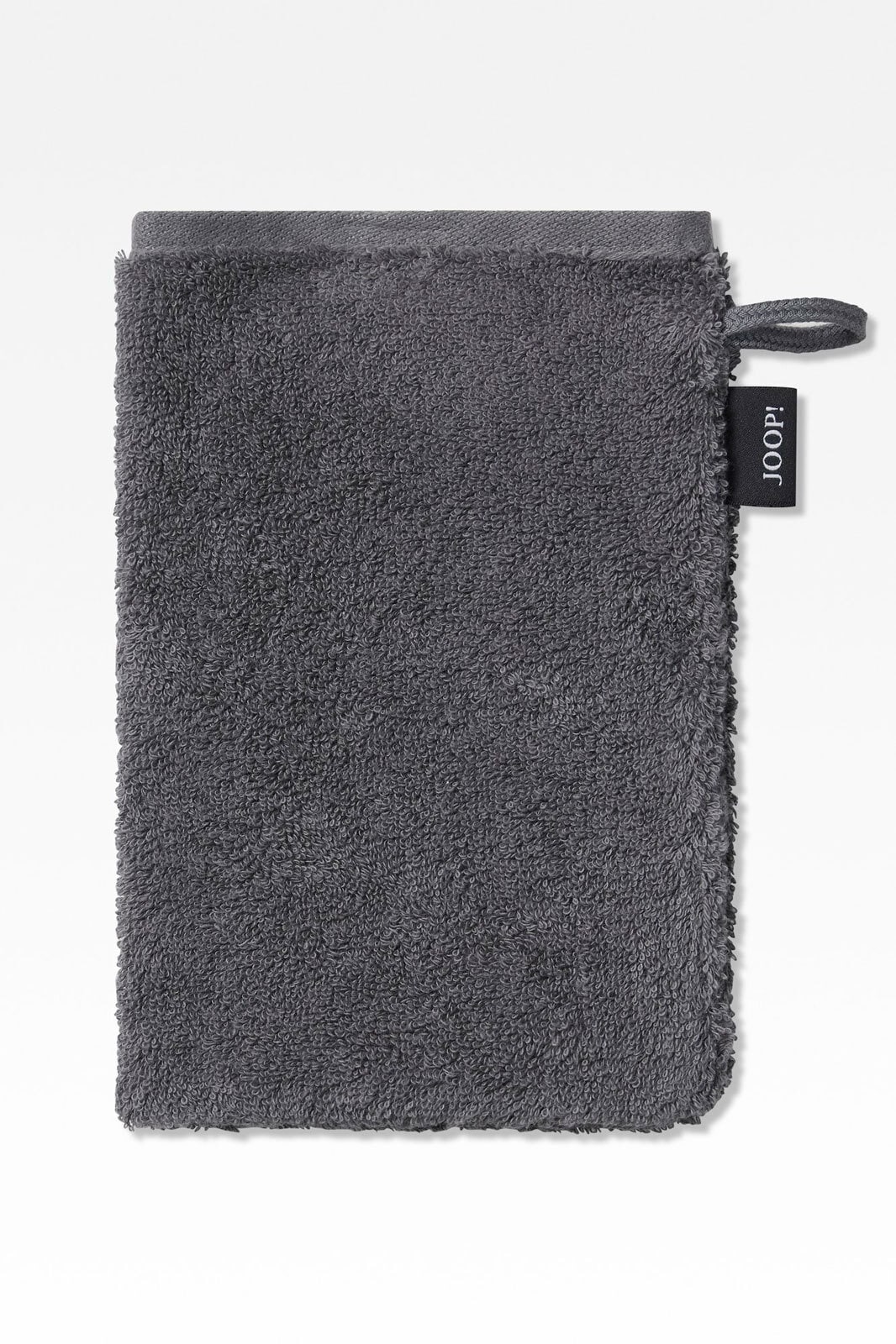 JOOP! Waschhandschuh DOUBLEFACE 16 x 22 cm grau