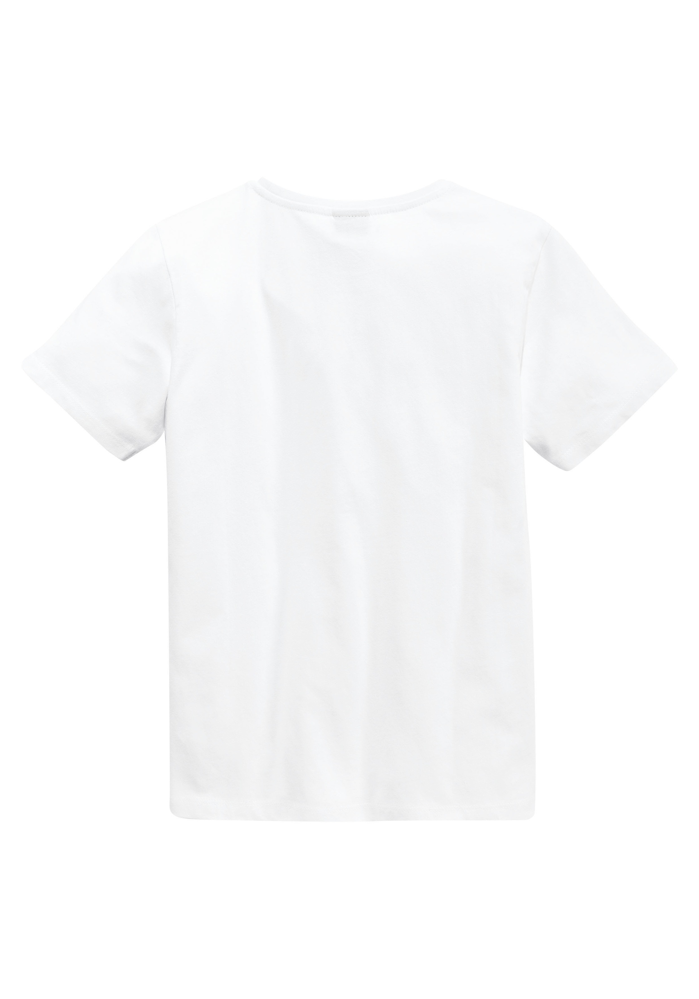 KIDSWORLD T-Shirt »Mit coolem SKATER-Print«, Kurzarm,  Basic-Passform,  bedruckt,  Rundhalsausschnitt