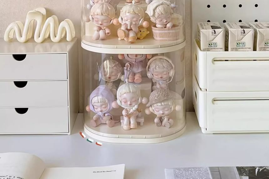 Masoom - Transparante acryl figuur display opbergdoos (verschillende ontwerpen)