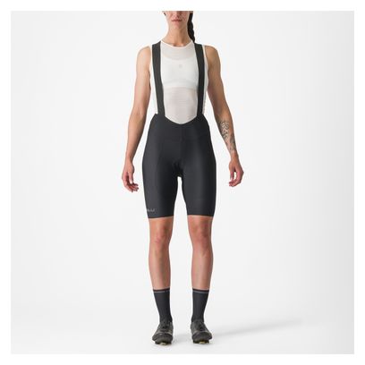Cuissard Court à Bretelles Femme Castelli Espresso DT Noir