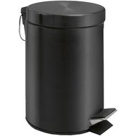 Poubelle cosmétique à pédale MELINDA, 3 litres, noir
