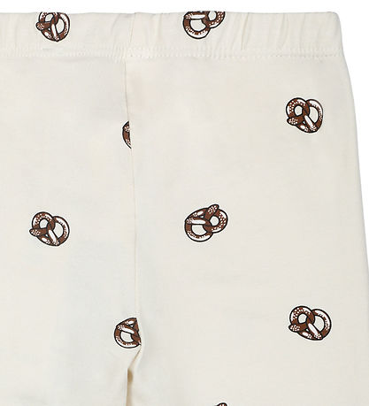 The New Siblings Leggings - TsnHimo - White Swan m. Brezeln