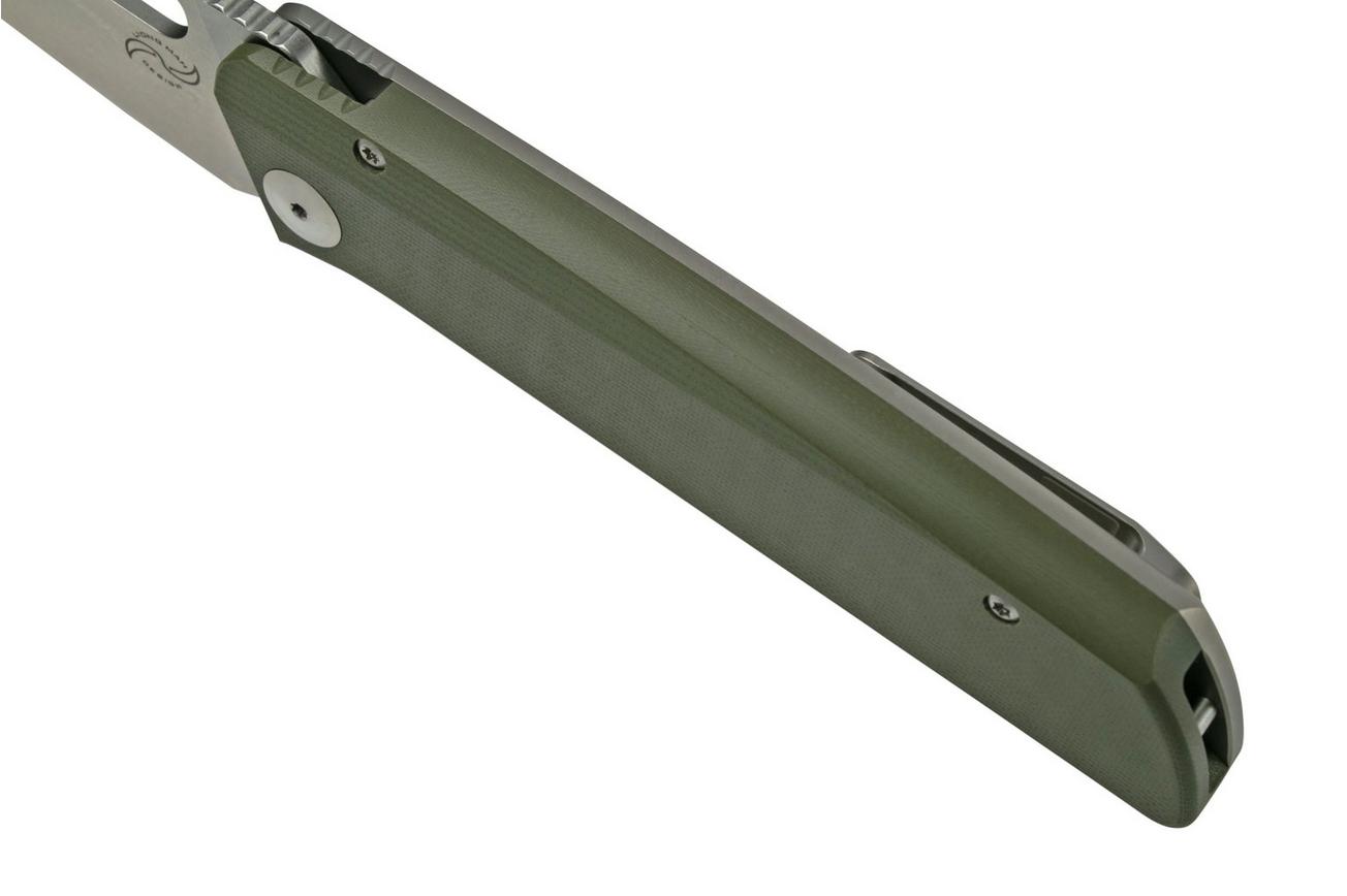 Liong Mah KUF-EDC 4.0 Green G10 zakmes, Liong Mah design
