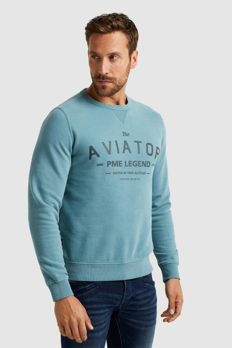 PME legend blauwe heren sweater