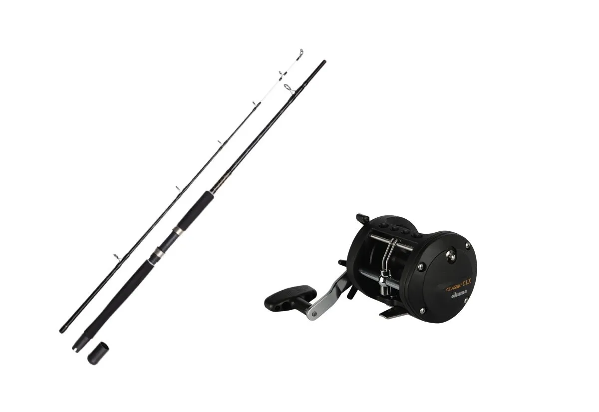 DAM Imax Nova Hard Cor 6' 20-30lbs/Okuma Ok Classic Clx -300la 0bb Graph Spool
